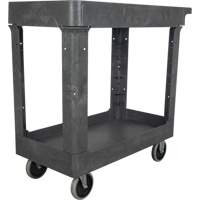 Utility Service Cart, 2 Tiers, 16-1/2" x 32-1/2" x 34-1/2", 550 lbs. Capacity Les Fournitures Industrielles Méga