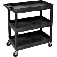 Tub Cart, 3 Tiers, 35-1/4" x 36-1/4" x 18", 300 lbs. Capacity Les Fournitures Industrielles Méga