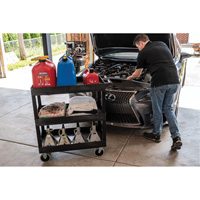 Tub Cart, 3 Tiers, 35-1/4" x 37-1/4" x 18", 375 lbs. Capacity Les Fournitures Industrielles Méga