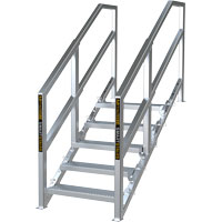 3-5 Step Telescopic Aluminum Smart Stairs Les Fournitures Industrielles Méga