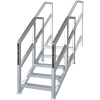 3-5 Step Telescopic Aluminum Smart Stairs Les Fournitures Industrielles Méga