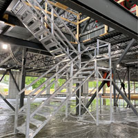 3-5 Step Telescopic Aluminum Smart Stairs Les Fournitures Industrielles Méga
