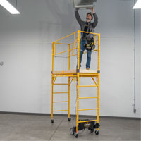 Motorized System for Climb-N-Go Scaffolding Les Fournitures Industrielles Méga
