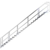 SmartStairs 17-21 Steps Modular Construction Stair System, 157-1/2" H Les Fournitures Industrielles Méga