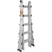 &eacute;chelle t&eacute;lescopique multifonction, Aluminium, 300 lb, CSA calibre 1A Les Fournitures Industrielles Méga