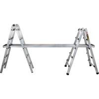 &eacute;chelle t&eacute;lescopique multifonction, Aluminium, 300 lb, CSA calibre 1A Les Fournitures Industrielles Méga