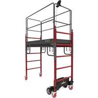 Complete Motorized Buildman 6' Baker Scaffold Kit, 31" D x 118-3/4" H Les Fournitures Industrielles Méga