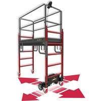 Complete Motorized Buildman 6' Baker Scaffold Kit, 31" D x 118-3/4" H Les Fournitures Industrielles Méga