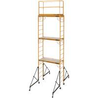 Complete 18' Drywall  Baker Scaffold Tower Set, 122" D x 236" H Les Fournitures Industrielles Méga