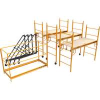 Complete 18' Drywall  Baker Scaffold Tower Set, 122" D x 236" H Les Fournitures Industrielles Méga