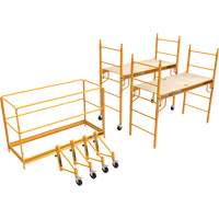 Complete 12' Drywall Baker Scaffold Tower Set, 58-1/2" D x 183" H Les Fournitures Industrielles Méga