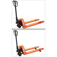 Low Profile Hydraulic Pallet Trucks, 48" L x 20.5" W, 3300 lbs. Cap. Les Fournitures Industrielles Méga