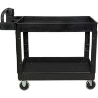 Chariot utilitaire, 2 tiers, 25-5/8" x 33-1/2" x 43-3/4", Capacit&eacute; 550 lb Les Fournitures Industrielles Méga
