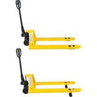 Steel Wheel Pallet Truck, Steel, 48" L x 27" W, 5500 lbs. Capacity Les Fournitures Industrielles Méga