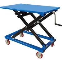 Manual Scissor Lift Table, 37-3/8" L x 23-5/8" W, Steel, 660 lbs. Capacity Les Fournitures Industrielles Méga