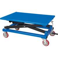 Manual Scissor Lift Table, 37-3/8" L x 23-5/8" W, Steel, 660 lbs. Capacity Les Fournitures Industrielles Méga