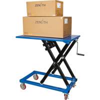 Manual Scissor Lift Table, 37-3/8" L x 23-5/8" W, Steel, 660 lbs. Capacity Les Fournitures Industrielles Méga