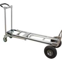 3-in-1 Convertible Hand Truck, Aluminum, 600 lbs. Capacity Les Fournitures Industrielles Méga