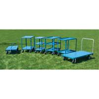 Chariot &agrave; plateforme robuste, 48" lo x 24" la x Capacit&eacute; 1200 lb, Roues en Anticrevaison Les Fournitures Industrielles Méga
