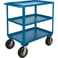 Outdoor Shelf Cart, 3 Tiers, 18" W x 39" H x 33" D, 1200 lbs. Capacity Les Fournitures Industrielles Méga