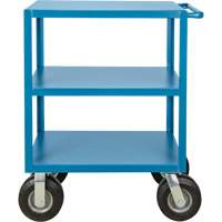 Outdoor Shelf Cart, 3 Tiers, 18" W x 39" H x 33" D, 1200 lbs. Capacity Les Fournitures Industrielles Méga