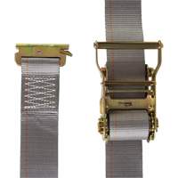 Logistic Strap, Ratchet, 2" W x 16' L, 1000 lbs. (454 kg) WLL Les Fournitures Industrielles Méga