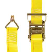 Logistic Strap, Ratchet, 2" W x 12' L, 500 lbs. (227 kg) WLL Les Fournitures Industrielles Méga