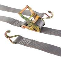 Heavy-Duty Utility Strap, J-Hook, 2" W x 16' L, 500 lbs. (227 kg) WLL Les Fournitures Industrielles Méga