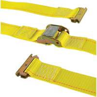 Heavy-Duty Utility Strap, Cam Buckle, 2" W x 12' L, 835 lbs. (379 kg) WLL Les Fournitures Industrielles Méga