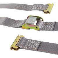 Heavy-Duty Utility Strap, Cam Buckle, 2" W x 16' L, 835 lbs. (379 kg) WLL Les Fournitures Industrielles Méga