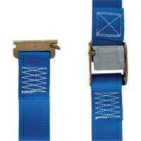 Ratchet Utility Strap, Cam Buckle, 2" W x 20' L, 835 lbs. (379 kg) WLL Les Fournitures Industrielles Méga