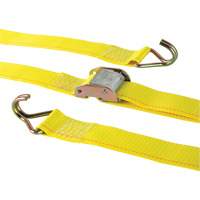 Ratchet Strap, Cam Buckle, 2" W x 12' L, 500 lbs. (227 kg) WLL Les Fournitures Industrielles Méga