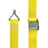 Ratchet Strap, Cam Buckle, 2" W x 12' L, 500 lbs. (227 kg) WLL Les Fournitures Industrielles Méga