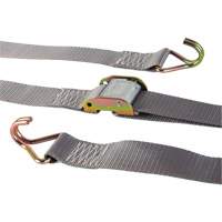 Ratchet Strap, Cam Buckle, 2" W x 16' L, 500 lbs. (227 kg) WLL Les Fournitures Industrielles Méga