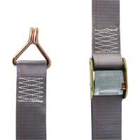 Ratchet Strap, Cam Buckle, 2" W x 16' L, 500 lbs. (227 kg) WLL Les Fournitures Industrielles Méga