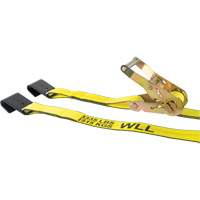 Tendeur d'arrimage pour treuil, Crochet plat, 2" , 30' , Charge d'utilisation max. 3335 lb (1512 kg) Les Fournitures Industrielles Méga