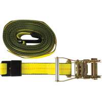 Tendeur d'arrimage pour treuil, Crochet plat, 2" , 30' , Charge d'utilisation max. 3335 lb (1512 kg) Les Fournitures Industrielles Méga