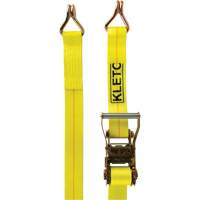 Tendeur d'arrimage pour treuil, Crochet en J, 2" , 30' , Charge d'utilisation max. 1670 lb (757 kg) Les Fournitures Industrielles Méga