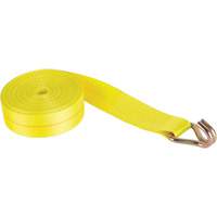 Logistic Strap, J-Hook, 2" W x 30' L, 1670 lbs. (757 kg) Working Load Limit Les Fournitures Industrielles Méga