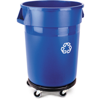 Contenant de collecte des d&eacute;chets recyclable Brute, Vrac, Plastique, 32 gal. US Les Fournitures Industrielles Méga