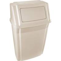 Contenants Slim Jim profil&eacute;s, Couvercle &agrave; battant, Plastique, Convient aux contenants 19-1/2" x 12" Les Fournitures Industrielles Méga