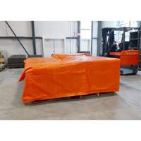 B&acirc;ches isol&eacute;es, Poly&eacute;thyl&egrave;ne, Orange, 20' x 12' x 8 mils Les Fournitures Industrielles Méga