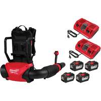 M18 FUEL Dual Battery Backpack Blower Kit, 18 V, 155 MPH Output, Battery Powered Les Fournitures Industrielles Méga