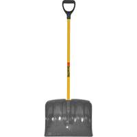 Pelle &agrave; neige haute capacit&eacute; Mountain Mover, Lame Polypropyl&egrave;ne, Largueur 19", Manche Prise en D Les Fournitures Industrielles Méga