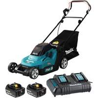 Ensemble de tondeuse LXT 36 V 5,0 Ah, Pouss&eacute;e, &agrave; pile, Largeur de coupe 17" Les Fournitures Industrielles Méga