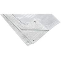 B&acirc;che isol&eacute;e, Poly&eacute;thyl&egrave;ne, Blanc, 20' x 12' x 8 mils Les Fournitures Industrielles Méga