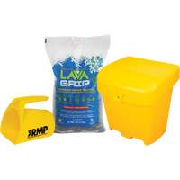LavaGrip Traction-Aid Kit with 77 Bags, Container Size 35.3 lbs. (16 kg), Bag Les Fournitures Industrielles Méga