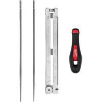 Ensemble pour affûtage de chaîne de scie de 5/32” de 4 morceaux Les Fournitures Industrielles Méga
