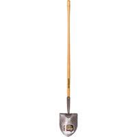 Round Point Shovel, Forged Steel Blade, Hardwood, Straight Handle Les Fournitures Industrielles Méga
