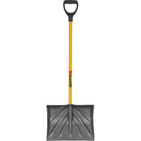 Pelle &agrave; grattoir Pro, Lame Polypropyl&egrave;ne, Largueur 18", Manche Prise en D Les Fournitures Industrielles Méga